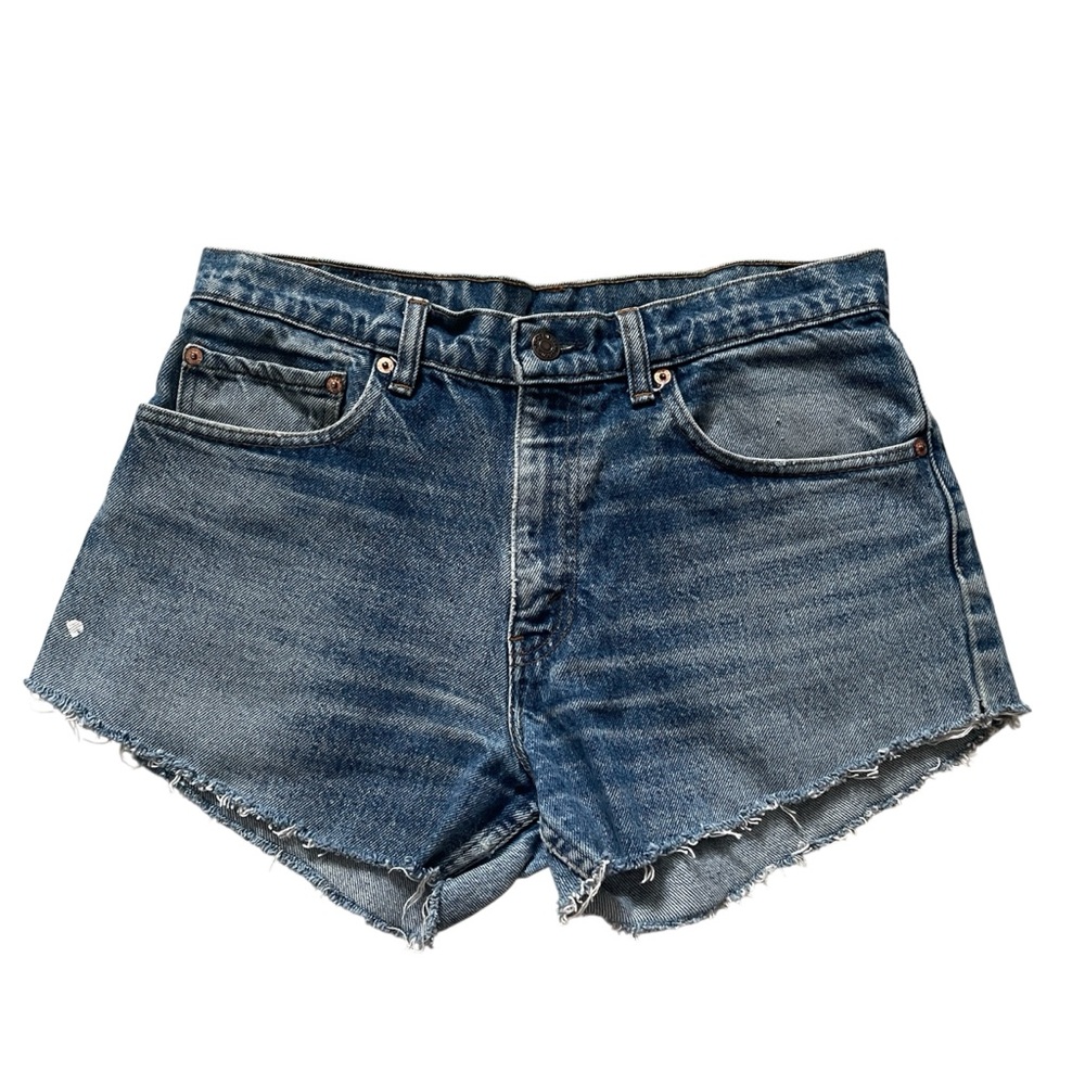 Vintage Levi’s Dark Denim Mid Rise Mini Shorts